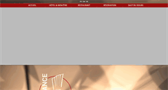 Desktop Screenshot of hotel-restaurant-lefrance.com